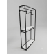 Торгова стійка для одягу з перфорацією 8508